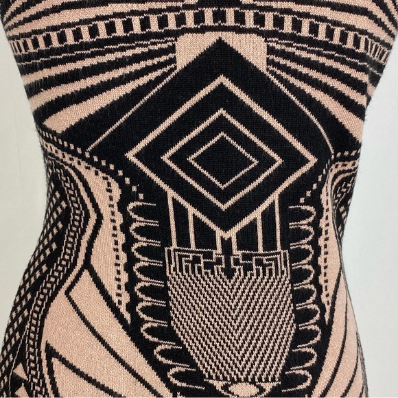 Say What Aztec Print Mock Neckline Sleeveless Dress Size Med - Picture 3 of 8